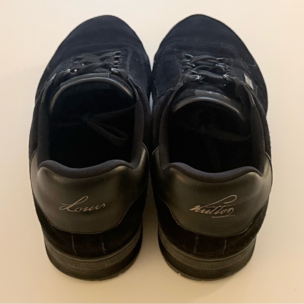 Louis Vuitton Virgil Abloh Black Suede Low Top Sneakers Men’s 9.5 - Picture 6 of 10